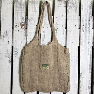 Ecolution Eco Hemp Tote‎ Bag Reusable Shopping Earthy Sustainable Boho 14"x14"